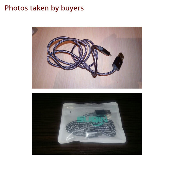 Nylon Braid Micro USB Data Sync & Charging Cables