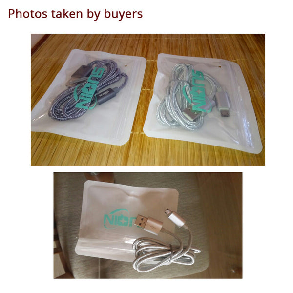 Nylon Braid Micro USB Data Sync & Charging Cables