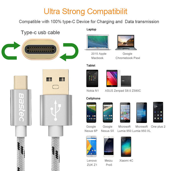 Original  USB Type C Cable Data transmission & Charge Type-C USB