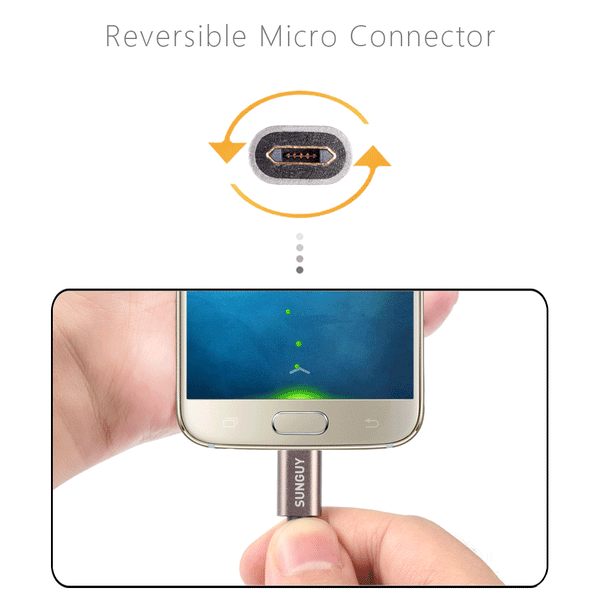 Reversible Micro USB Cable