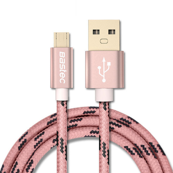 Micro USB Fast Charging Metal Shell Gold-plated Cable